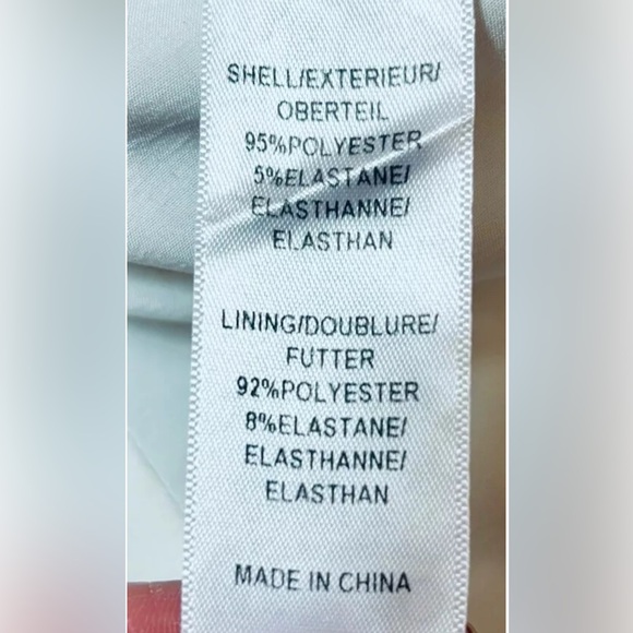 ADRIANNA PAPELL Black Cream V Neckline Cap Sleeve Career Dress 6 Lined Design - Picture 5 of 11